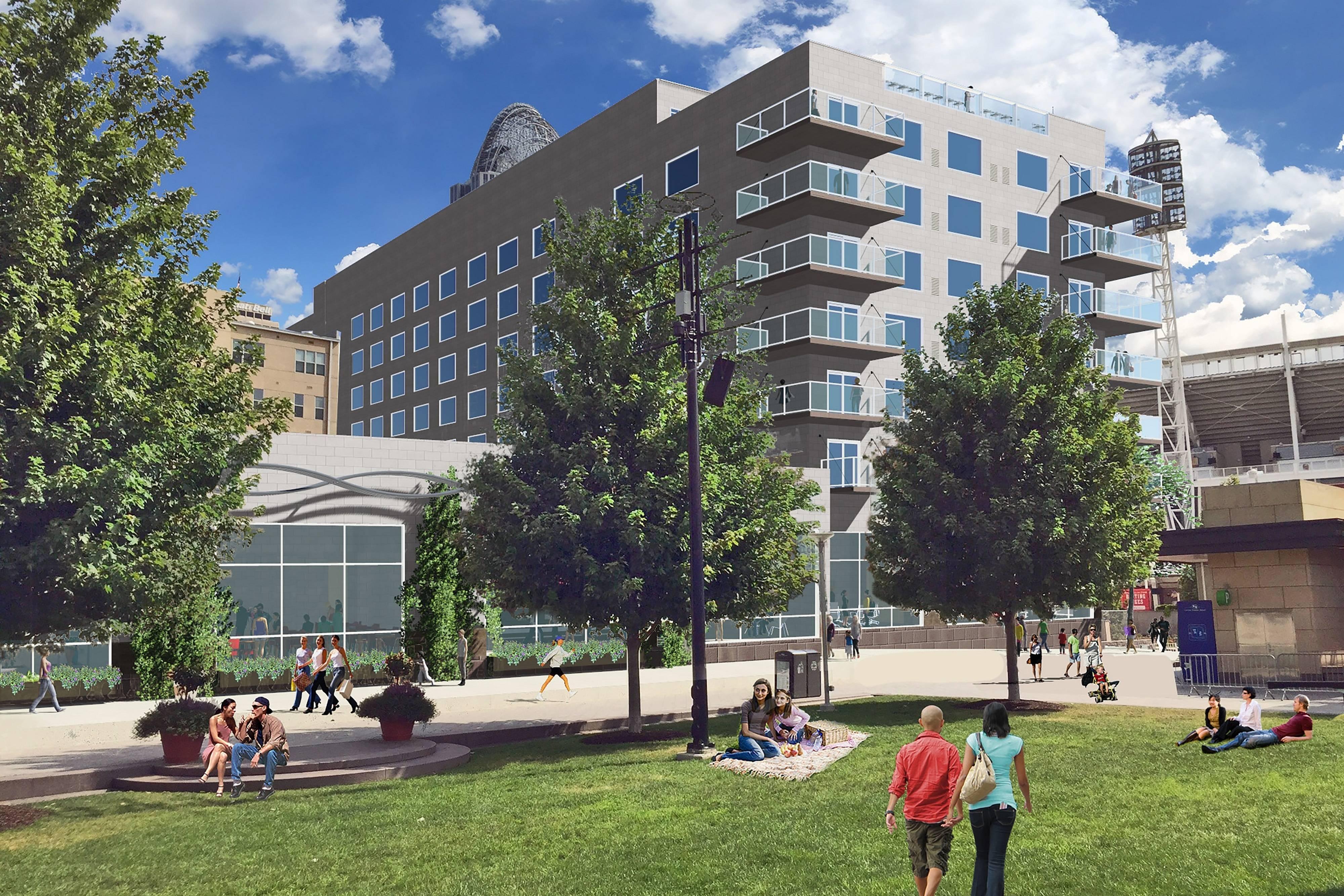 Ac Hotel By Marriott Cincinnati At The Banks Екстериор снимка